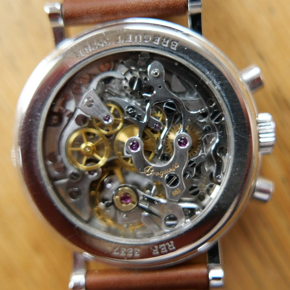 Breguet Classic Chonograph in White Gold REF:3237BB, from 1994
