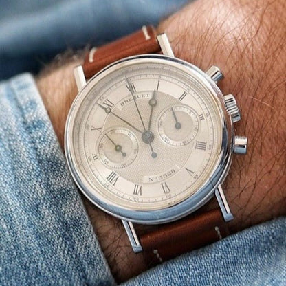 Breguet Classic Chonograph in White Gold REF:3237BB, from 1994