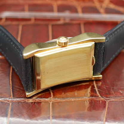 Patek Philippe Hour Glass Ref:2456 in yellow gold. Circa:1951