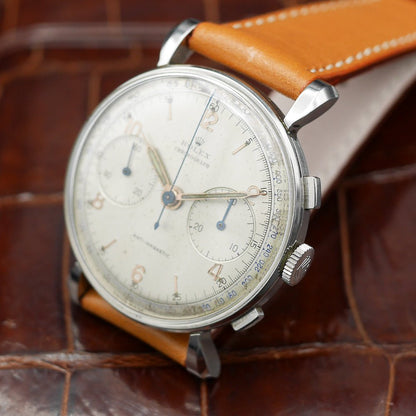Rolex Chronograph Ref:4099 in Stainless steel. Circa:1950.