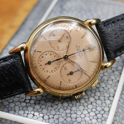 Rolex Chronograph antimagnetic Ref: 4313 in Pink gold. Circa: 1950