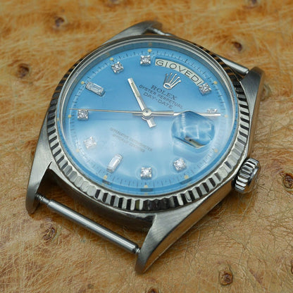 Rolex Oyster Perpetual Day Date Ref: 1803 in White gold. Circa: 1970.