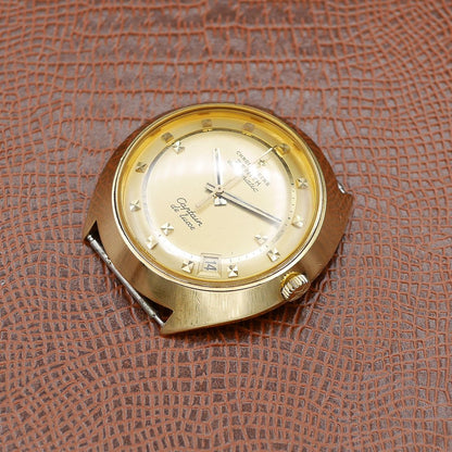 Zenith in Yellow gold. Circa: 1970.