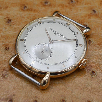 Vacheron&Constantin Round Center anse a gouttes in Yellow gold. Circa: 1945