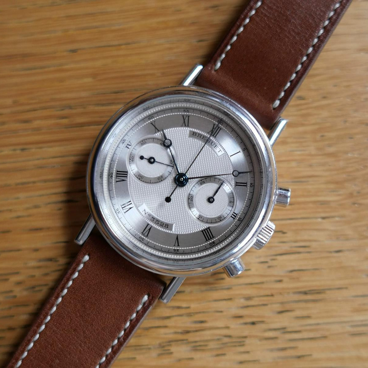 Breguet Classic Chonograph in White Gold REF:3237BB, from 1994