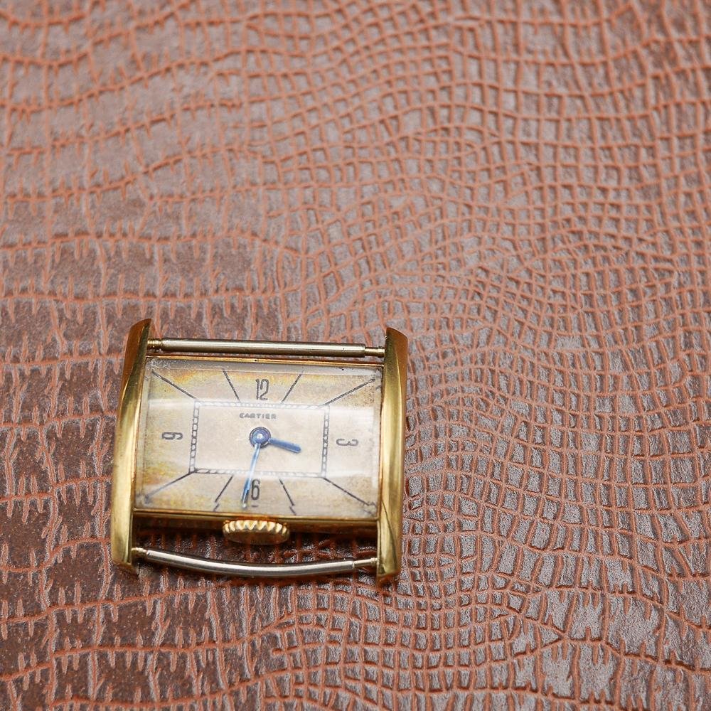 Cartier Dress watch in White gold. Circa: 1940.