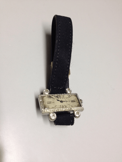 Cartier Jewellery Dress Watch in White Gold, Circa 1930.