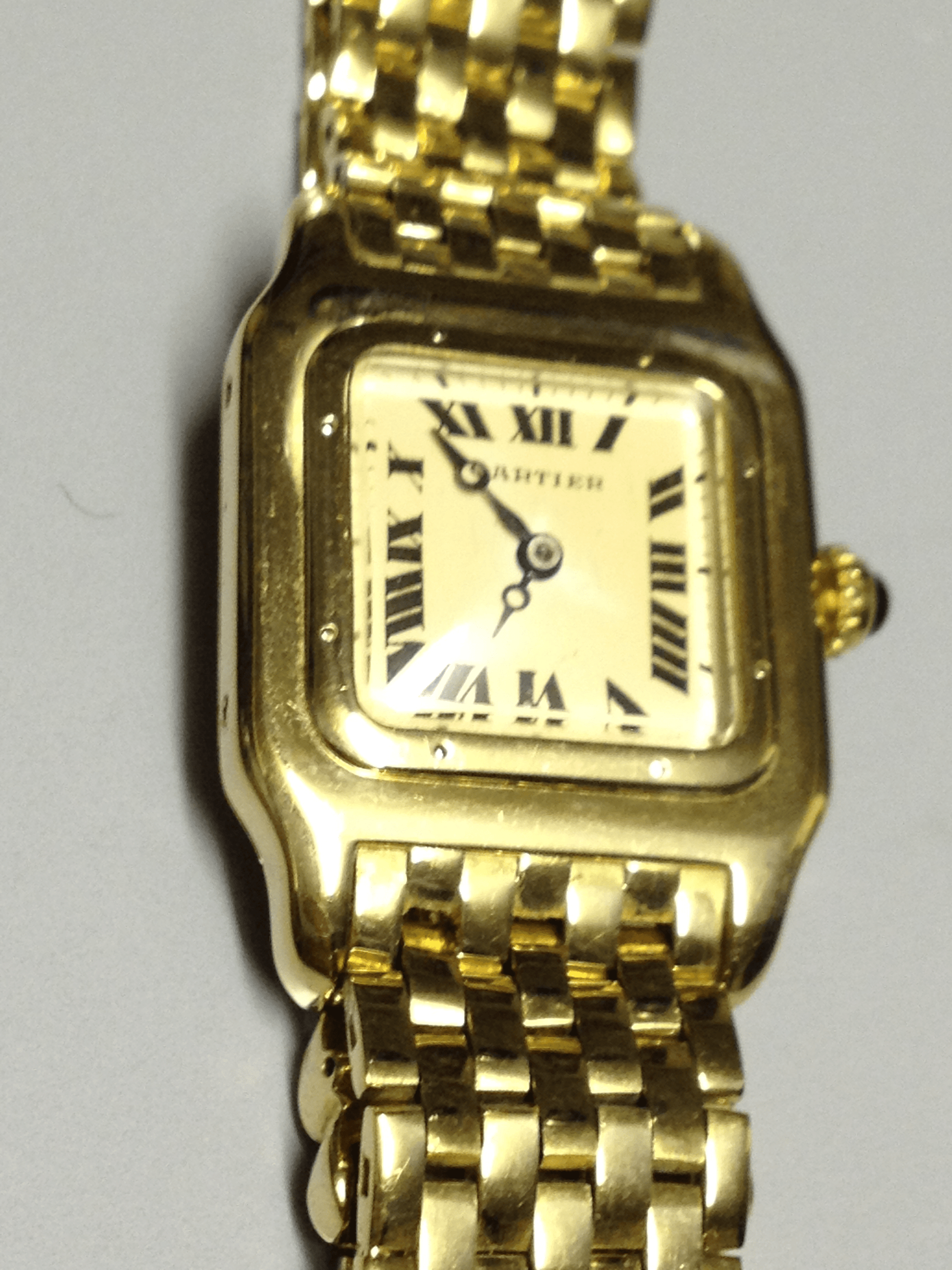 Cartier Santos in Yellow gold. Circa: 1950.