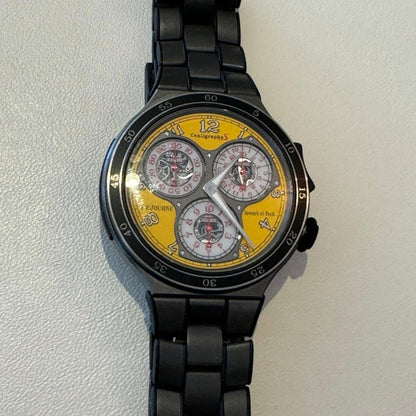 F.P. Journe Centigraphe S CTS2, 44mm titanium case, Lotus Yellow dial, manual-winding chronograph, 1/100th second precision, 2021 release, full set.