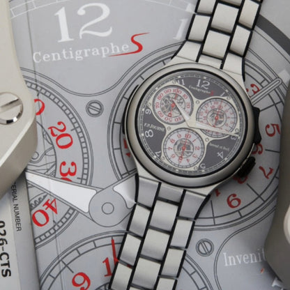 F.P. Journe Centigraphe Sport 2017, aluminium case, NOS, full set, unworn, rare collector’s timepiece.