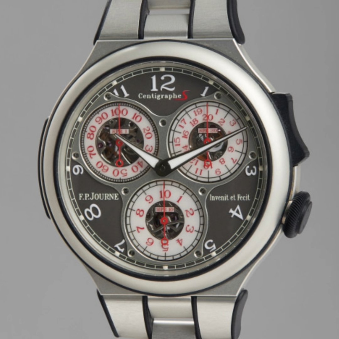 F.P. Journe Centigraphe Sport 2017, aluminium case, NOS, full set, unworn, rare collector’s timepiece.