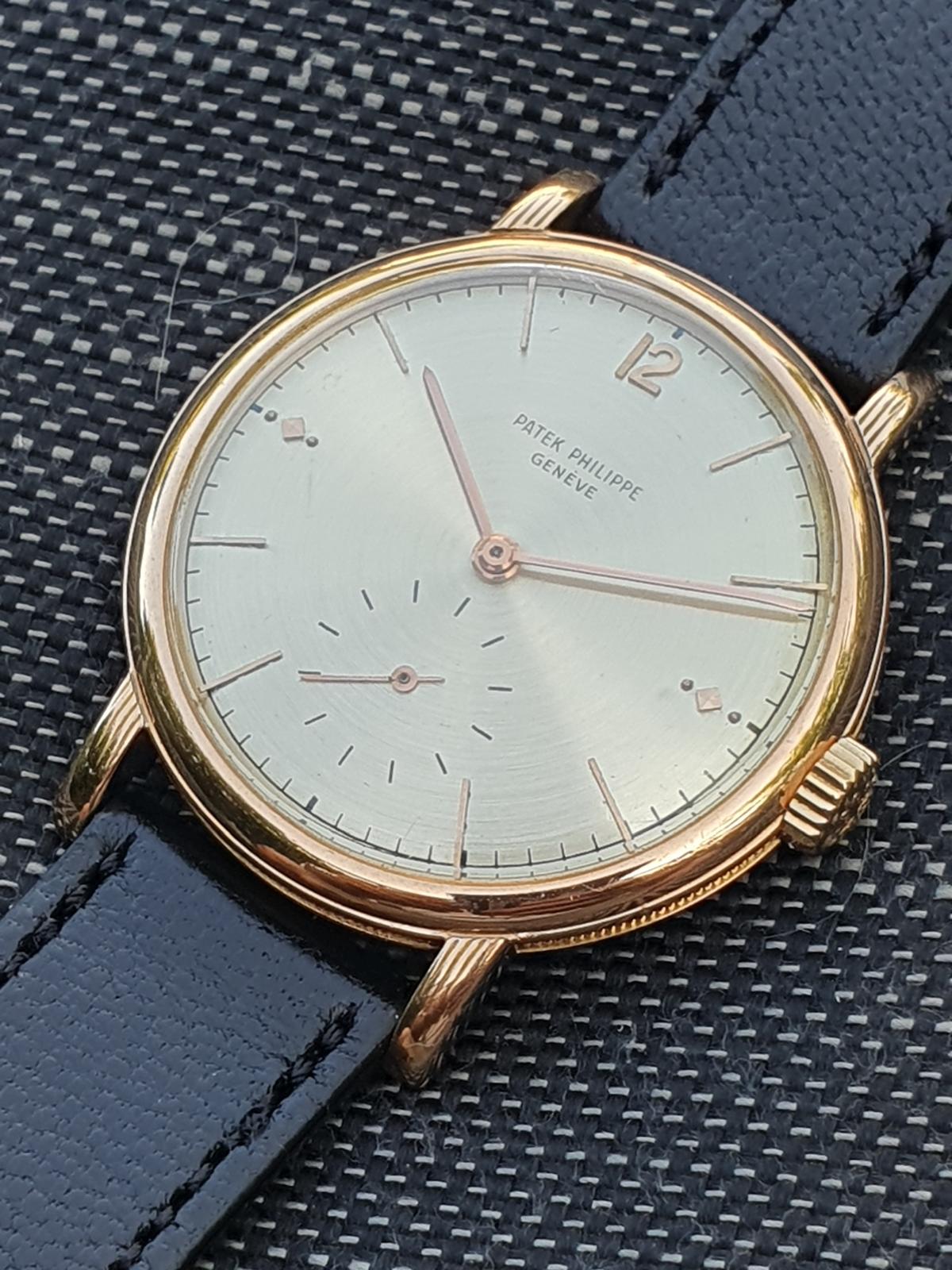 Extremely rare Patek Philippe Calatrava Empire Ref. 2511 in 18k pink gold, 36.5mm, from 1954 – vintage Swiss luxury watch with Extract from the Archives.