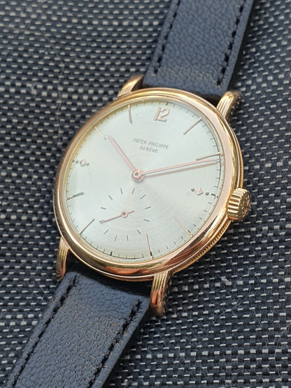 Extremely rare Patek Philippe Calatrava Empire Ref. 2511 in 18k pink gold, 36.5mm, from 1954 – vintage Swiss luxury watch with Extract from the Archives.