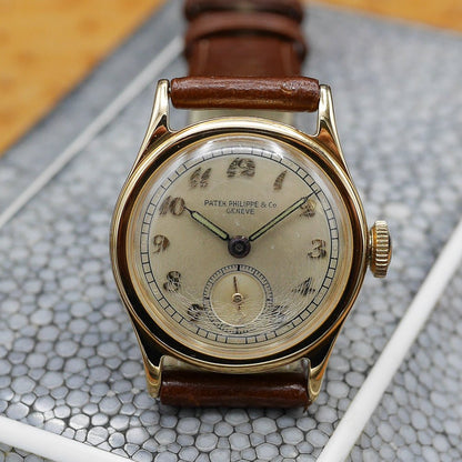 Patek Philippe Calatrava Ref 438, Breguet Numerals, Yellow Gold, 1943