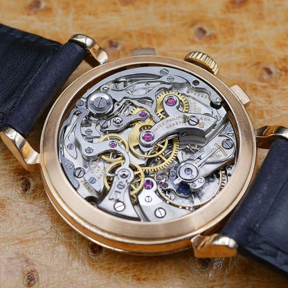Patek Philippe Chronograph Ref 1579 in Pink Gold, Circa 1955.