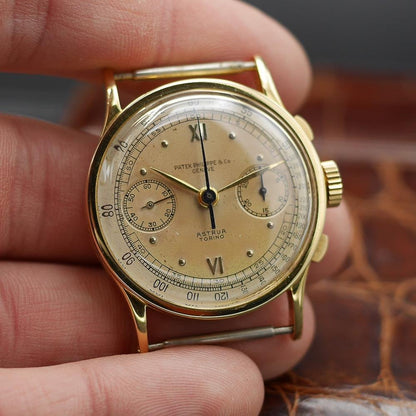 Patek Philippe Chronograph Ref 533 Yellow Gold, Circa 1940 - Pires - Mauboussin