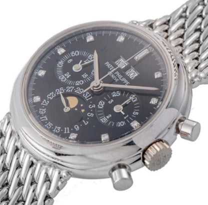 Patek Philippe Ref 3970/2 White Gold Perpetual Calendar, 1990 - Pires - Mauboussin