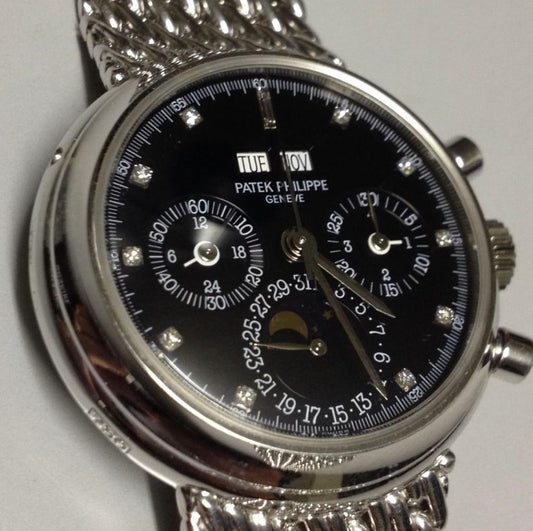Patek Philippe Ref 3970/2 White Gold Perpetual Calendar, 1990 - Pires - Mauboussin