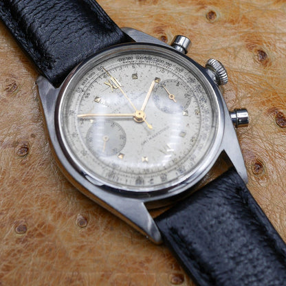 Rolex Chronograph Ref. 4500 Stainless Steel, Circa 1946 - Pires - Mauboussin