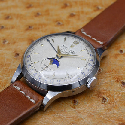 Rolex Perpetual Padellone, Ref 8171 in Stainless Steel, Circa 1951 - Pires - Mauboussin