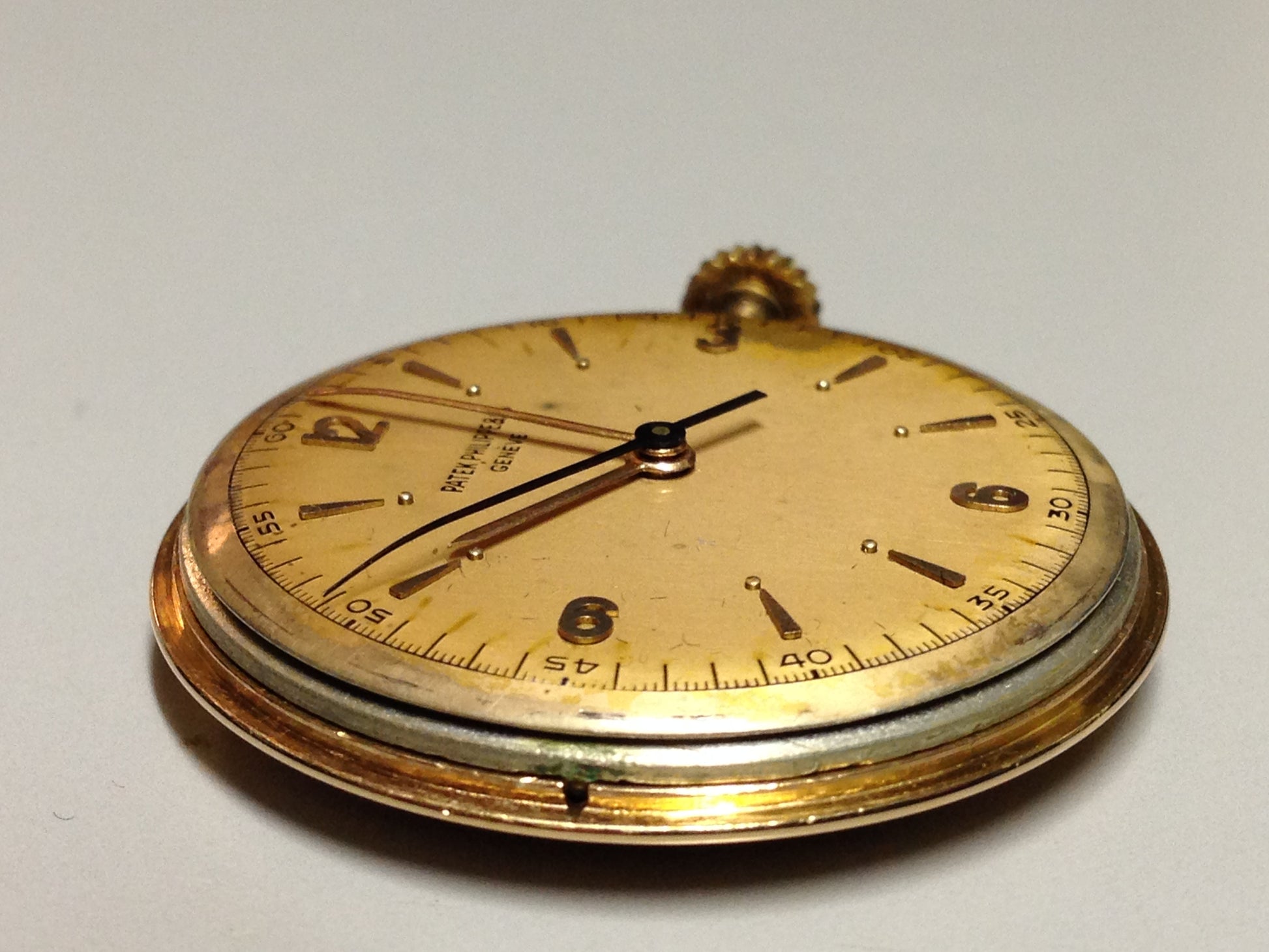 Patek Philippe Ref: 1578 in Pink gold. Circa: 1955.